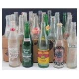 (27) Soda Bottles: RC Cola, Crush, Big Chief, ...