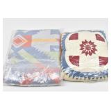 New Twin Indian Stripe Bedspread Multi...