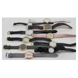 (10) Watches: CC, Paphitak, Advance, Taqiya, ...