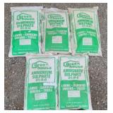 (5) Bags of Greenhouse Ammonium Sulphate 21-0-0