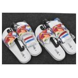 (2 pr) American Exchange Slides Sandals Size 13...