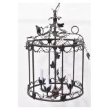 Grape Motif Metal Art Chandelier