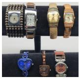 (7) Watches: Maurices, Essie, SF, Bongo, JAS, ...