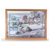 HIDDEN LAKE Dubravko Raos Cottage Print