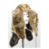 Multi Critter Real Fur Mountain Man Hat Unique