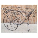 Decor Metal Garden Tea Cart Plant Stand