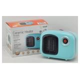 Soleil Ceramic Heater Personal Electric Turquoise