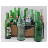 (20) Soda Bottles: Pepsi-Cola, 7 Up, Mountain ...