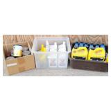 Assortment of Oil, Antifreeze, and more