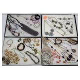 (40+pc) Jewelry: Metal Tones & Colorful