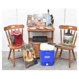 Spindle Back Chairs, Coleman Water Cooler Plus