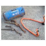 Paddock Stand, Tank, & 2 Chain Binders