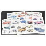 (14) 1960s & 70s Vehicles Promotional Prints