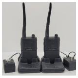 (2) Motorola Two-Way Radios w / Chargers