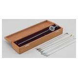 Urethrotome Set w/ Wood Case Vintage