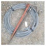 Cable, Crowbar, & Swivel Head Tie Out Stake