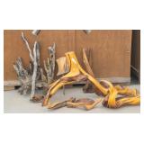 Collection of Burlwood Pieces for Arts / Crafts