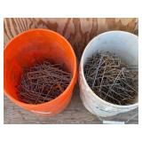 Landscape / Garden Staples in 2 Buckets