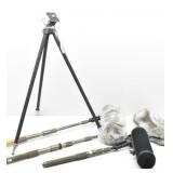 Canon Tripod, Micophone Grip & Stereo Microphone