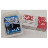 Porter Cable 18 ga Brad Nails & Teks #12 1'