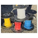 4 Rolls of Misc Copper Wire