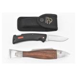 Ducks Unlimited Buck Folding Knife & Sheath + ...