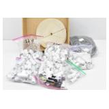 White PVC Pipe Elbow Fittings 1/2' & Tubing