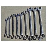 (9) Evercraft Large Combo Wrenches SAE 1.25'- 2'