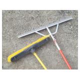 Pro Trade 36' Screening Rake & Push Broom