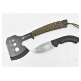 RMEF Buck Knife w/ Sheath, Ozark Trail Hatchet ...