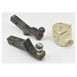 Two 2' Drop Hitch Ball Mount & Safety Cover