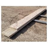 (2) 2' X 14'  X  8'9' & 11'  Glue Beams Lumber