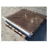 (4) Industrial Wire Mesh Screen Panels