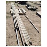 Assorted Metal Pipes - 1.5' dia., approx 21' long