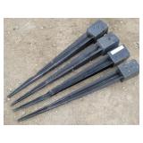 (4) 4 x 4 Post Anchors