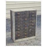 Industrial Steel Metal Parts Cabinet 27 Drawers...