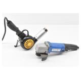 Angle Grinder 4 1/2' & Heat Gun #775