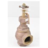 Aqualine AV-125 1 1/4' Brass Angle Valve