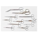 (11) Pairs Various Scissors / Some Surgical...