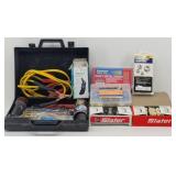 Jumper Cables, Sheet Metal Screws, Digital Tire +