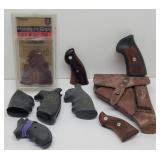German Luger Holster & Assorted Handgun Grips