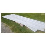 White Steel Metal Siding / Roofing Panels