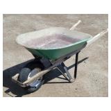 Wheelbarrow w/ Wood Handles