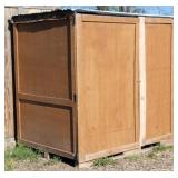Plywood Storage Shed Metal Roof (has a leak)