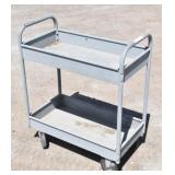 Metal 2 - Shelf Utility Cart