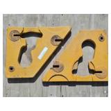 (2) Caterpillar Counterweight Plates 345-5147