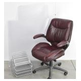 Manager Office Chair, Floor Mat, Desk Organizer