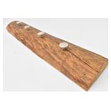 3 Foot Wooden Log Coat Rack