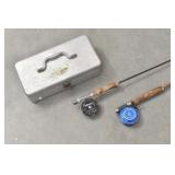 Vintage Fly Rods & Tackle Box