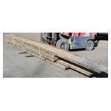 Stack of 2" X 16" I Beams 14.5 Feet Plus